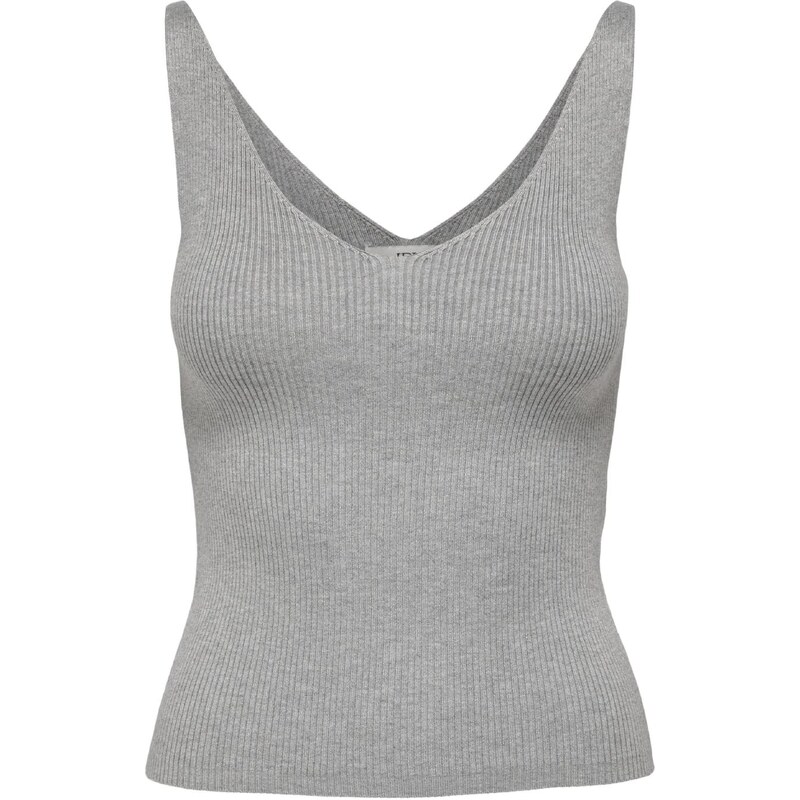 JDY Vyšívaný top NANNA sivá melírovaná 54326702