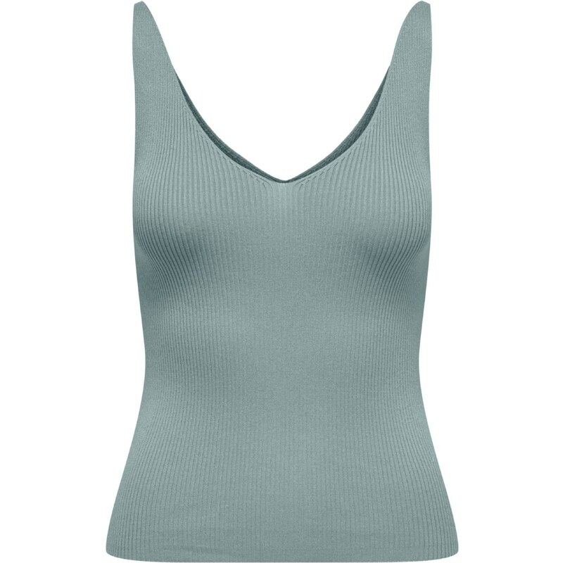 JDY Vyšívaný top NANNA dymovo modrá 54932310