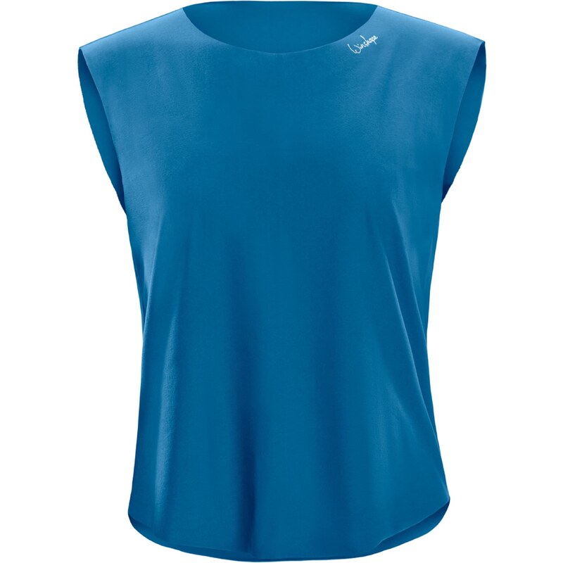 Winshape Športový top AET114LS petrolejová / biela 54327622