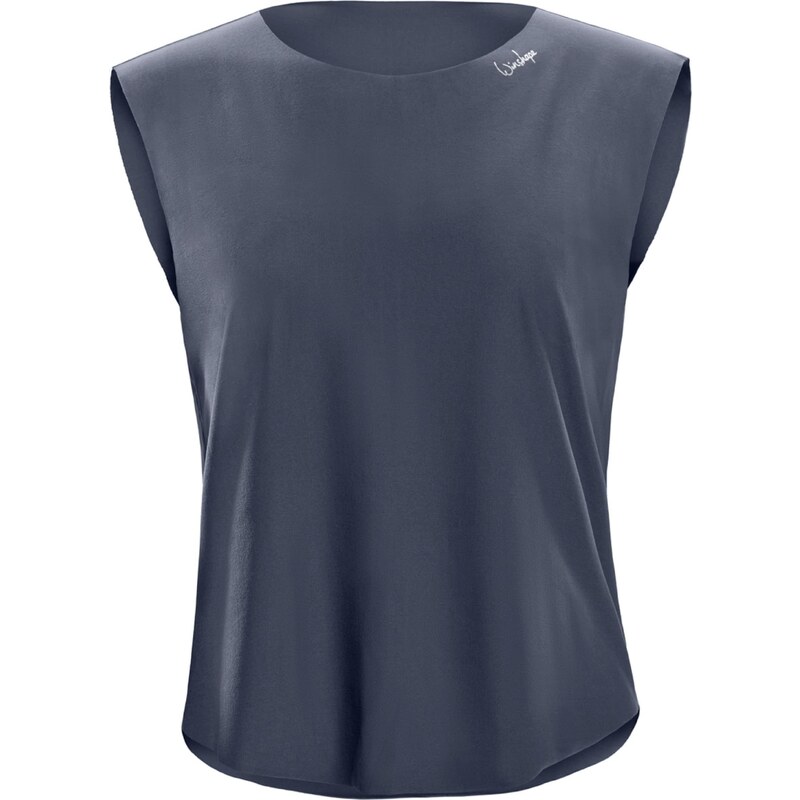 Winshape Športový top AET114LS grafitová / biela 54328778