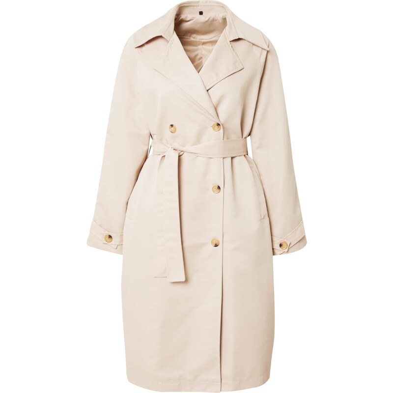 Trendyol Prechodný kabát béžová 66621565