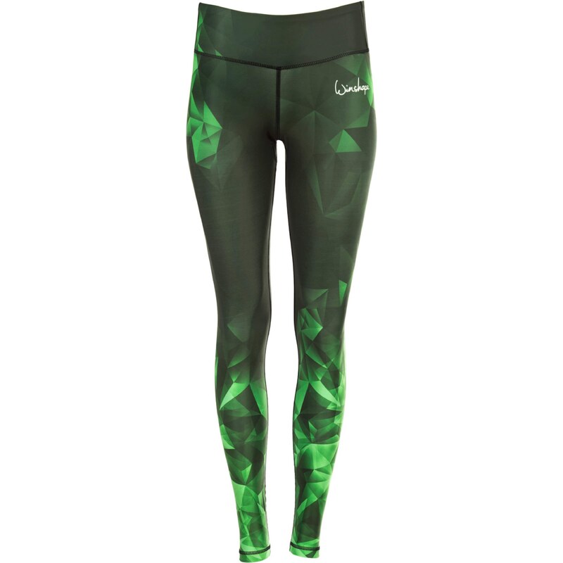 Winshape Športové nohavice AEL102 smaragdová / neónovo zelená 54328750
