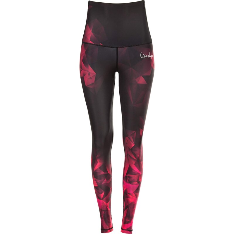 Winshape Športové nohavice HWL102 čokoládová / rubínová / biela 54328945