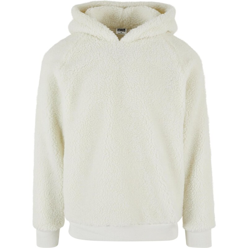 Urban Classics Mikina Sherpa biela ako vlna 54287749