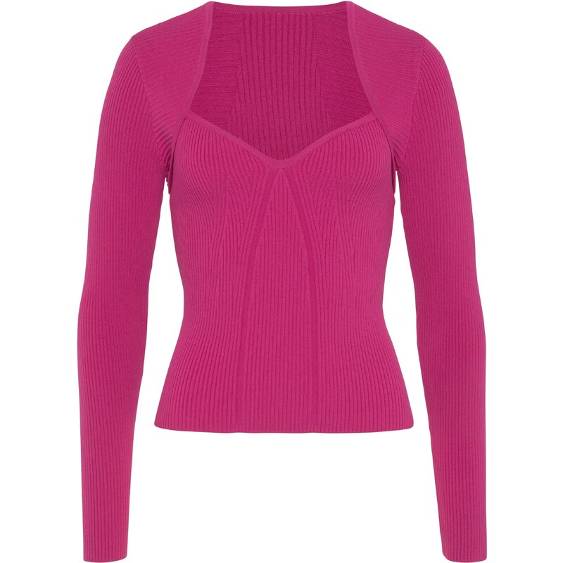 LASCANA Sveter fuksia 54335367