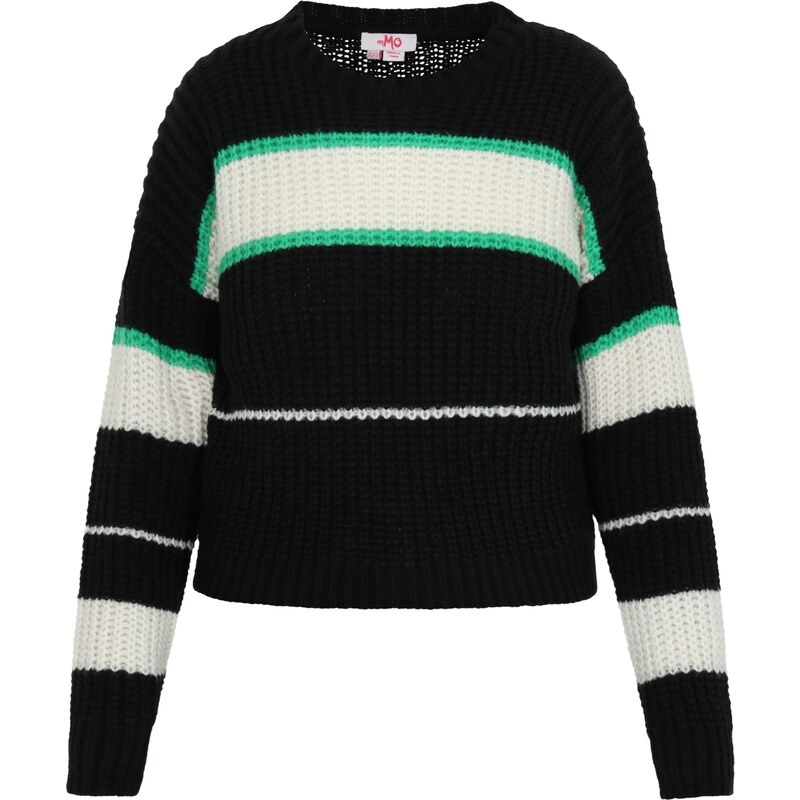 MYMO Sveter zelená / čierna / biela 54336511