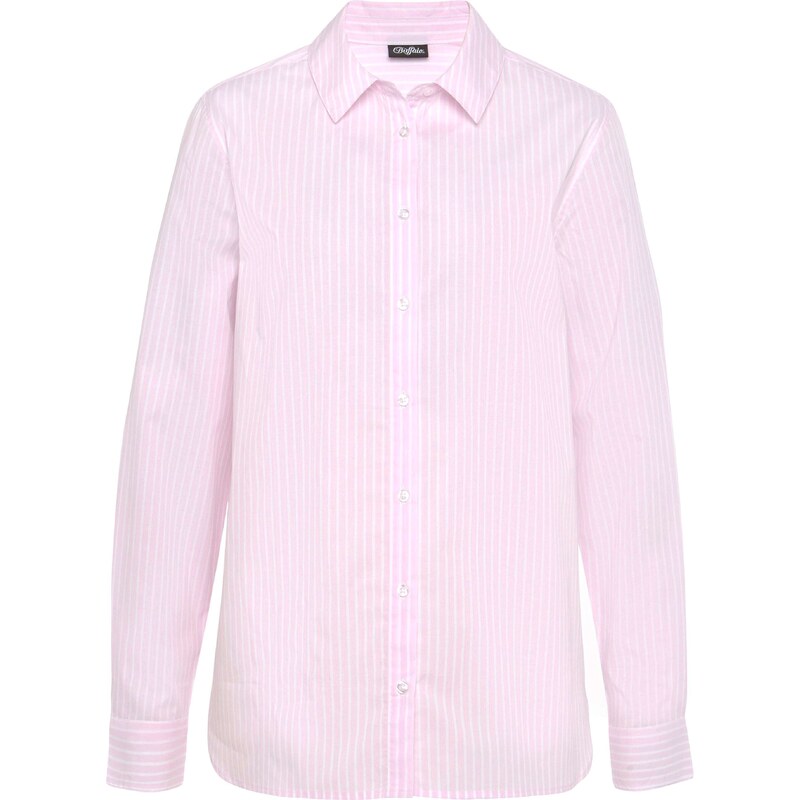 BUFFALO Blúzka svetloružová / biela 54335284