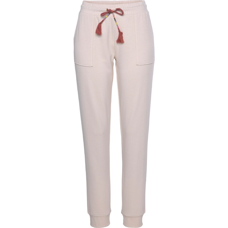 VIVANCE Nohavice krémová / zmiešané farby 54337690