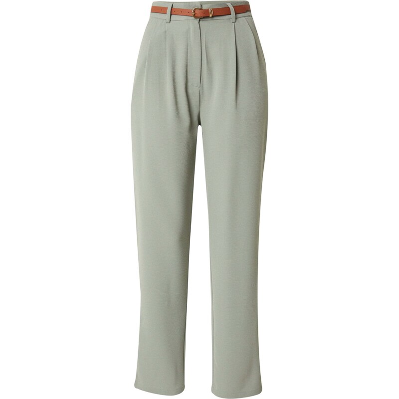 ABOUT YOU Nohavice s pukmi Nina svetlozelená 54337559