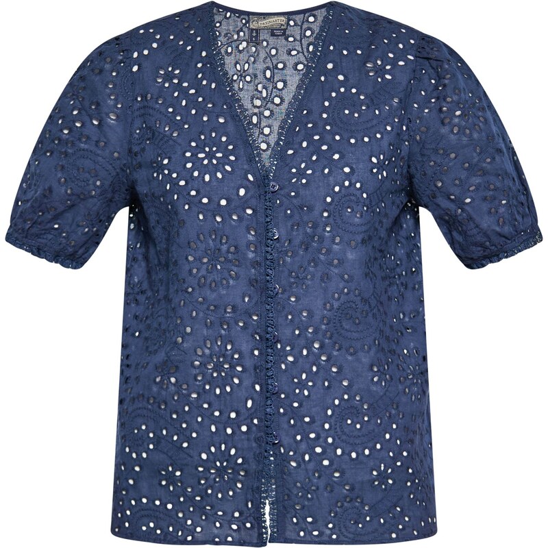 DreiMaster Vintage Blúzka tmavomodrá 54304835