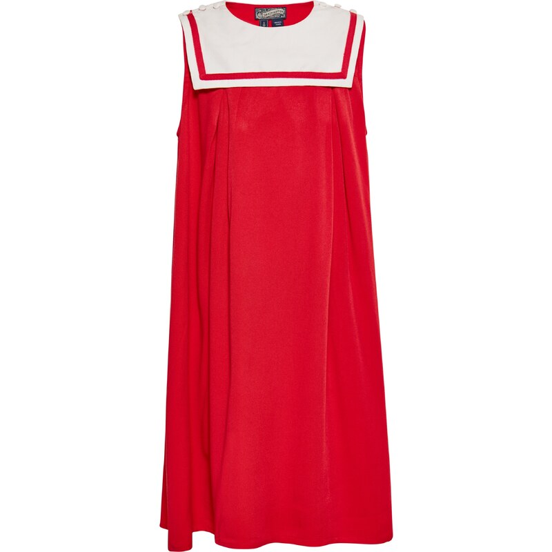 DreiMaster Vintage Šaty červená / biela 54294258