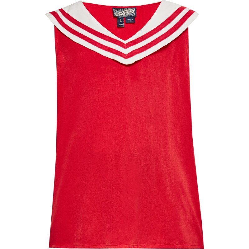 DreiMaster Vintage Blúzka červená / biela 54294649