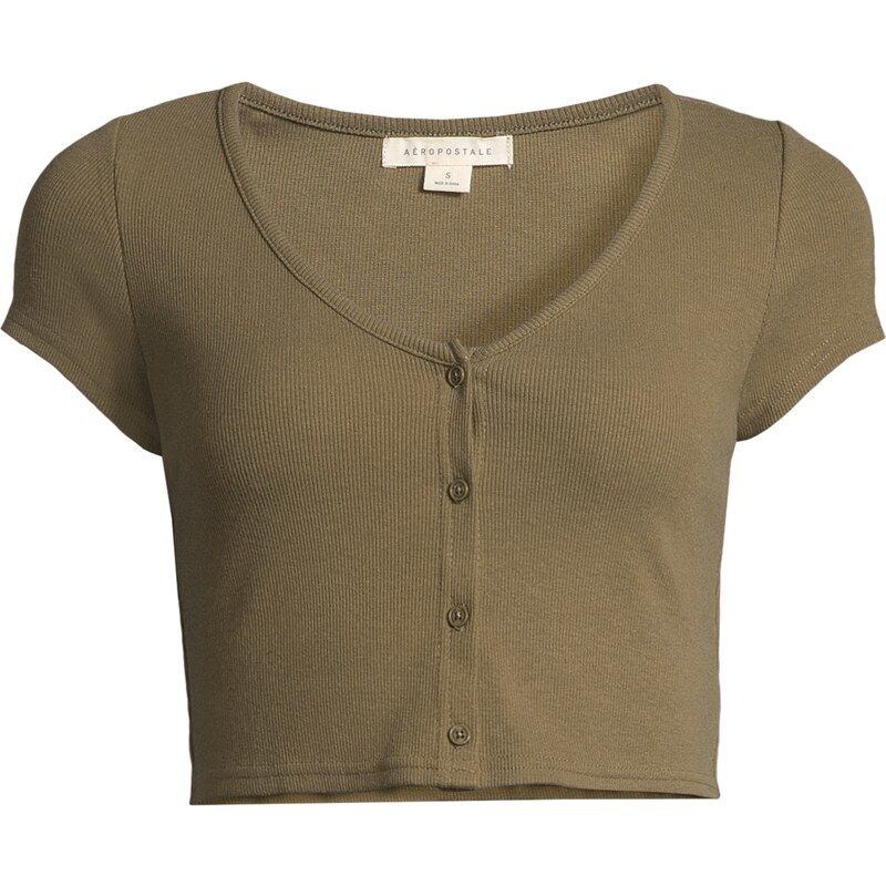 AÉROPOSTALE Tričko kaki 54296131