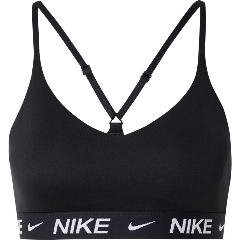 NIKE Športová podprsenka Indy čierna / biela 52852607