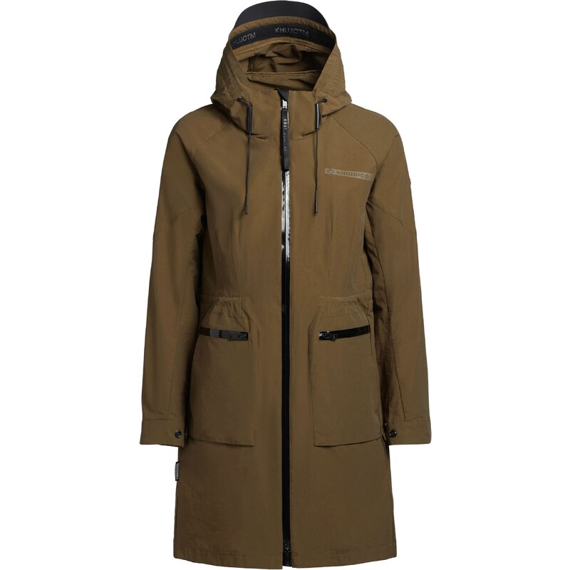 khujo Prechodný kabát olivová 54296551