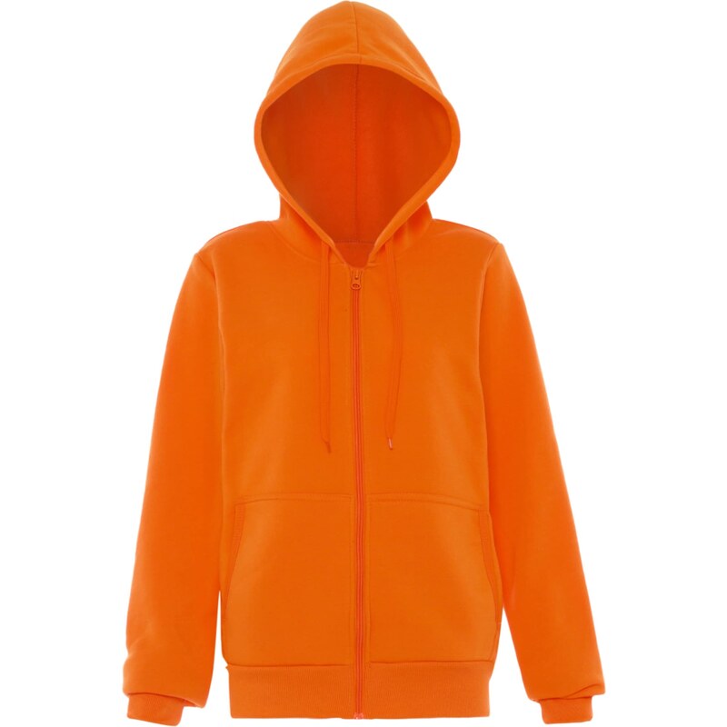 Flyweight Tepláková bunda tmavooranžová 65791549