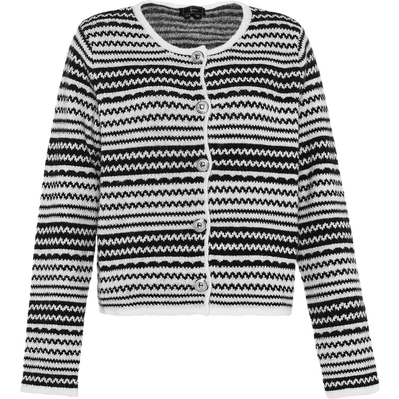 faina Kardigán čierna / prírodná biela 54296764