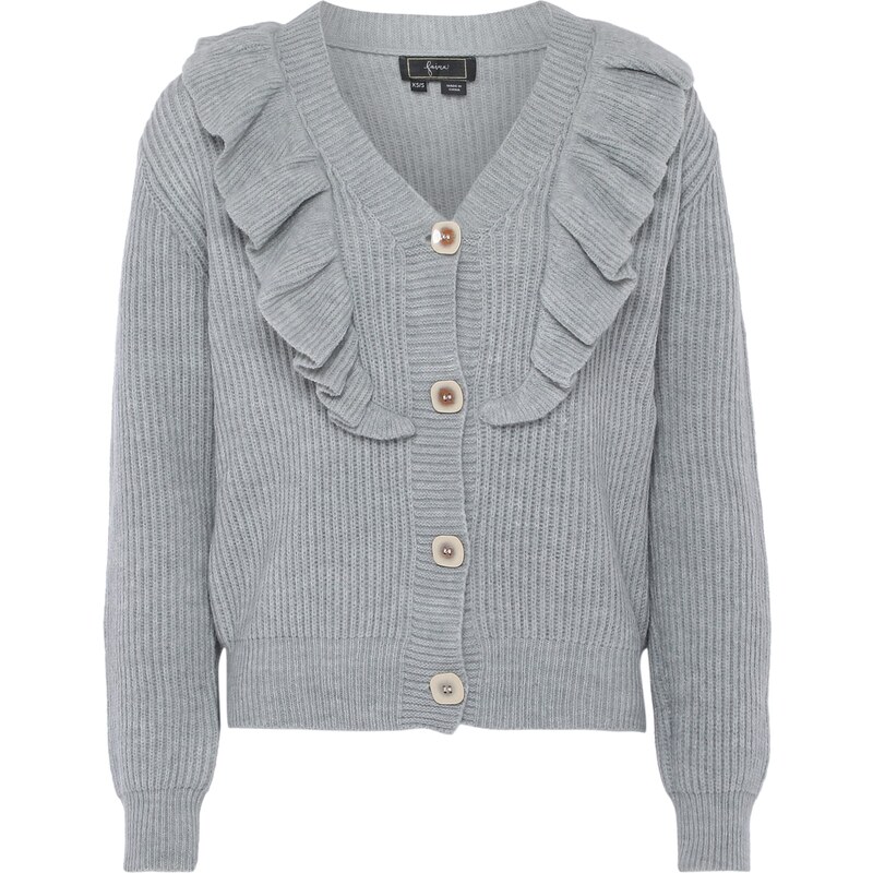 faina Kardigán sivá melírovaná 54297282