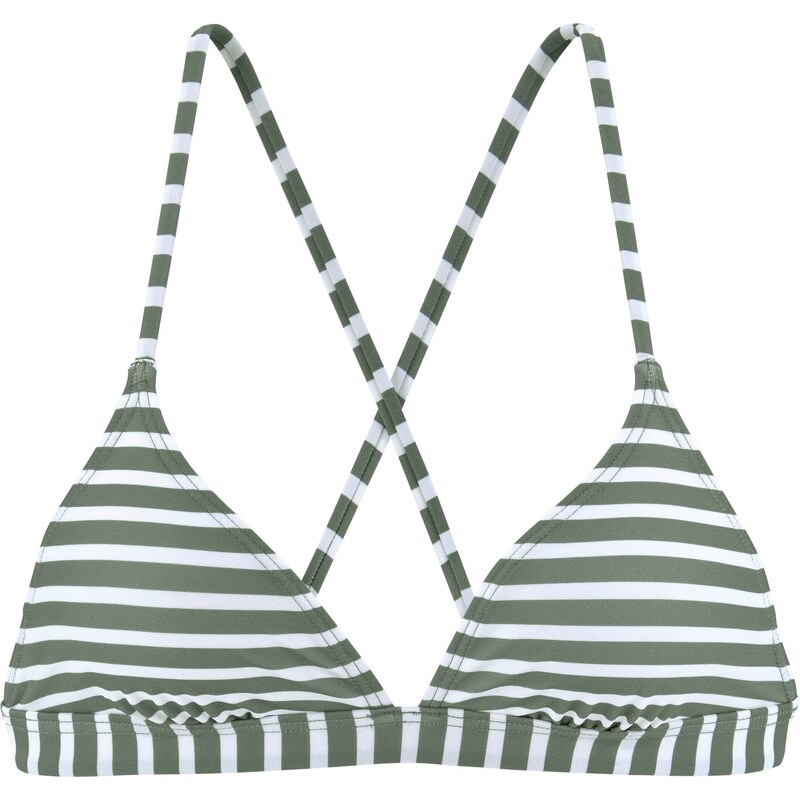 VENICE BEACH Bikinový top nefritová / biela 54449244