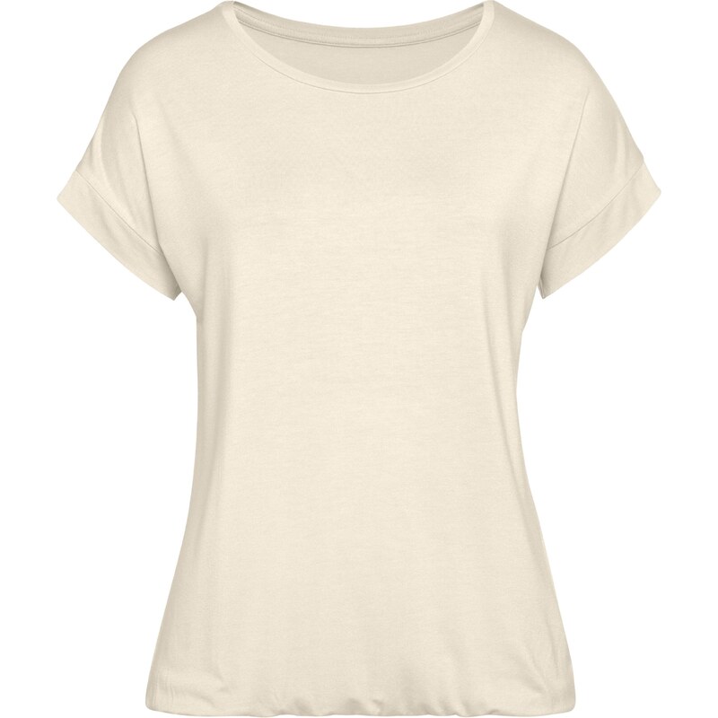 VIVANCE Tričko béžová / zelená 54328941