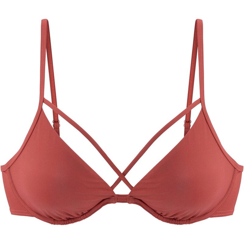 LASCANA Bikinový top hrdzavo červená 54312880