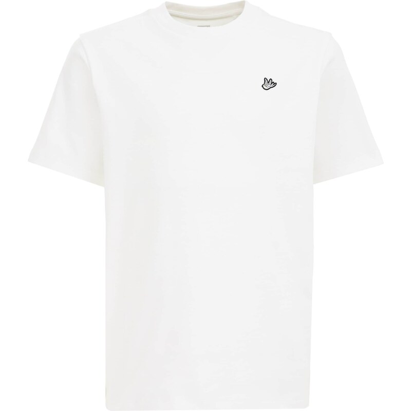 WE Fashion Tričko čierna / biela 54313384