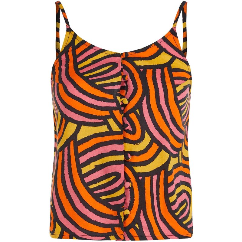 ONEILL Top Tiare žltá / lososová / čierna 54330986