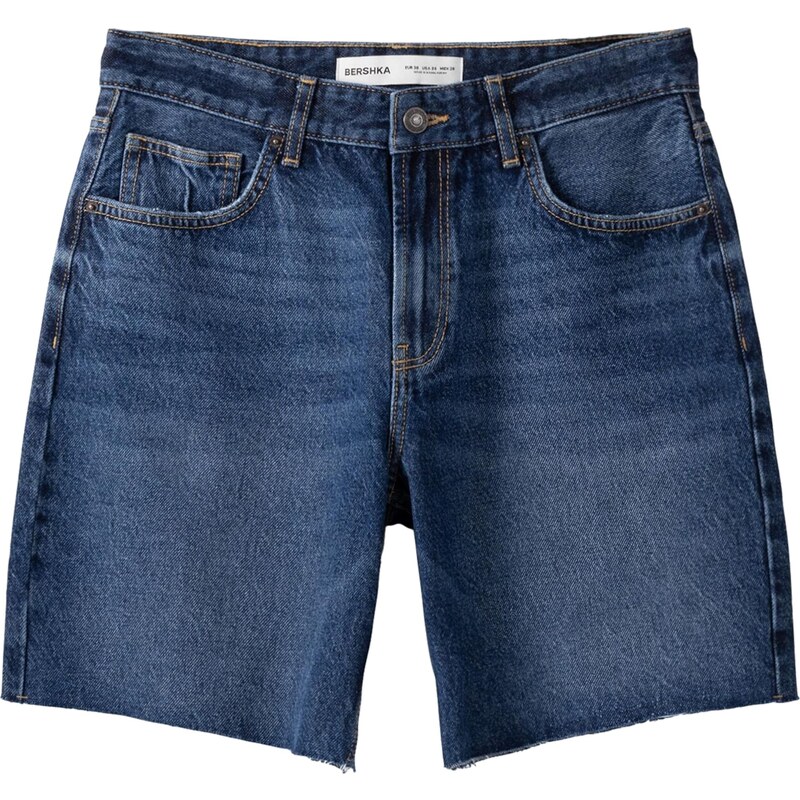 Bershka Džínsy modrá denim 54337007