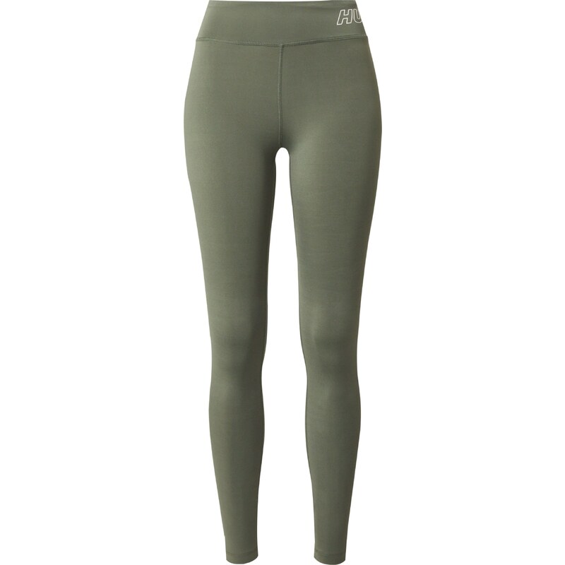 Hummel Športové nohavice TE FUNDAMENTAL olivová / biela 54335494