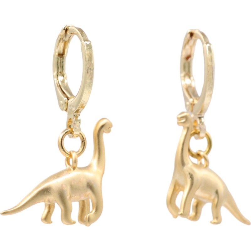 Fräulein Wunder Náušnice Brachiosaurus zlatá 54319516