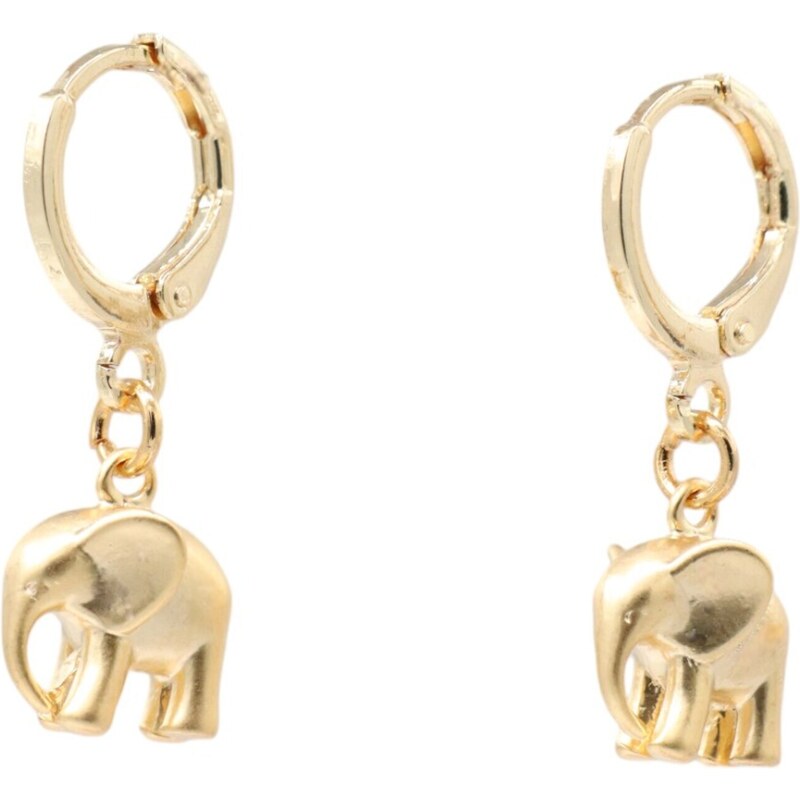Fräulein Wunder Náušnice Elefant zlatá 54319842