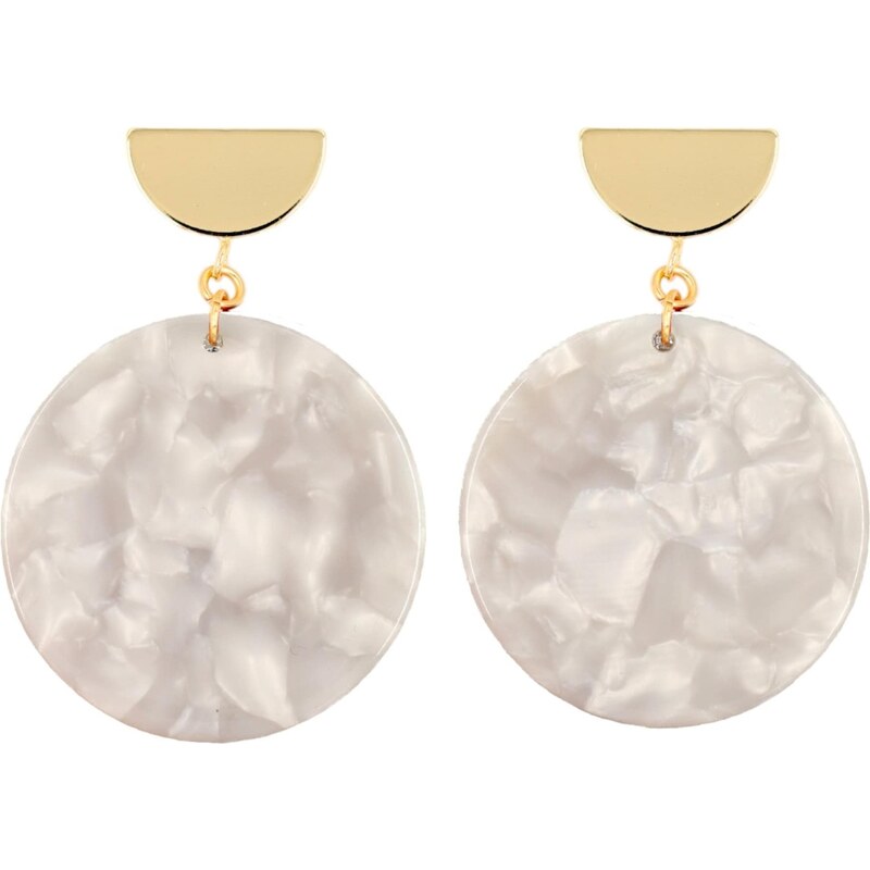 Fräulein Wunder Náušnice Amal biela 54319854