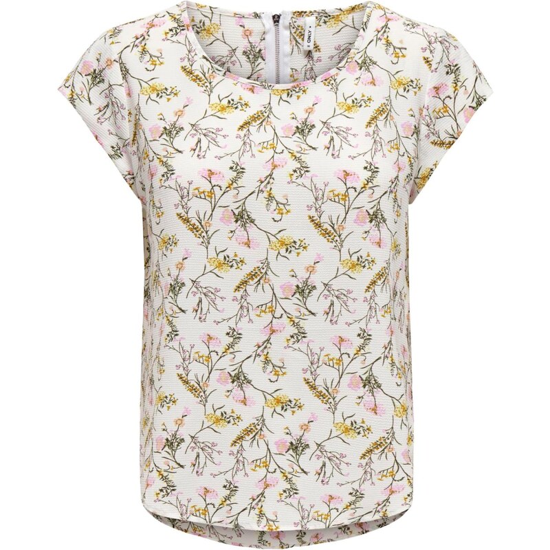 ONLY Blúzka žltá / zelená / ružová / biela ako vlna 54320622