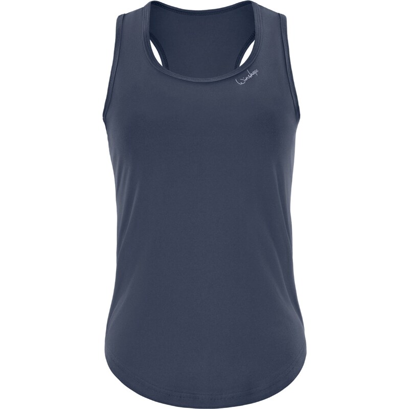 Winshape Športový top AET128LS grafitová / biela 54328758