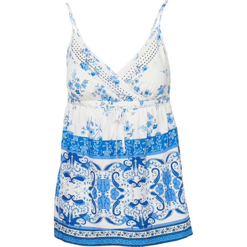 KOROSHI Top modrá / svetlomodrá / biela 54329858