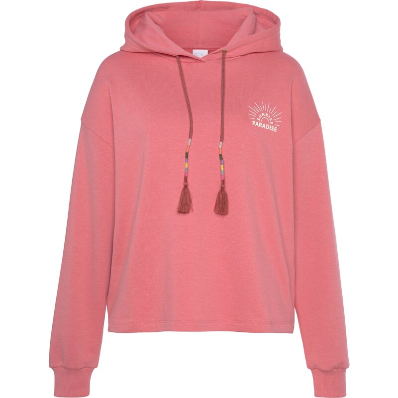 VIVANCE Mikina ružová / biela 54337693