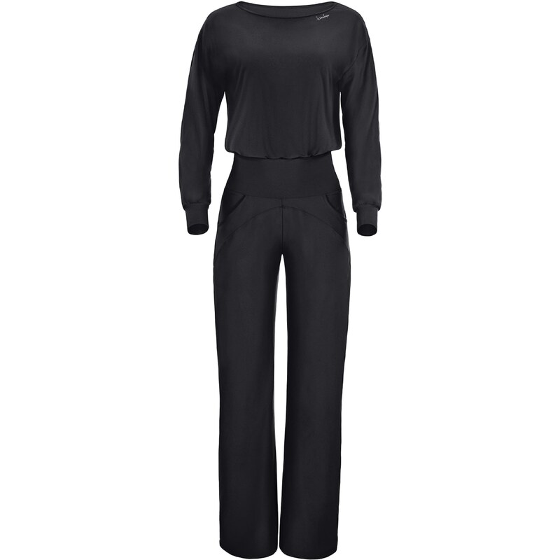 Winshape Overal JS101LSC čierna / biela 54347072