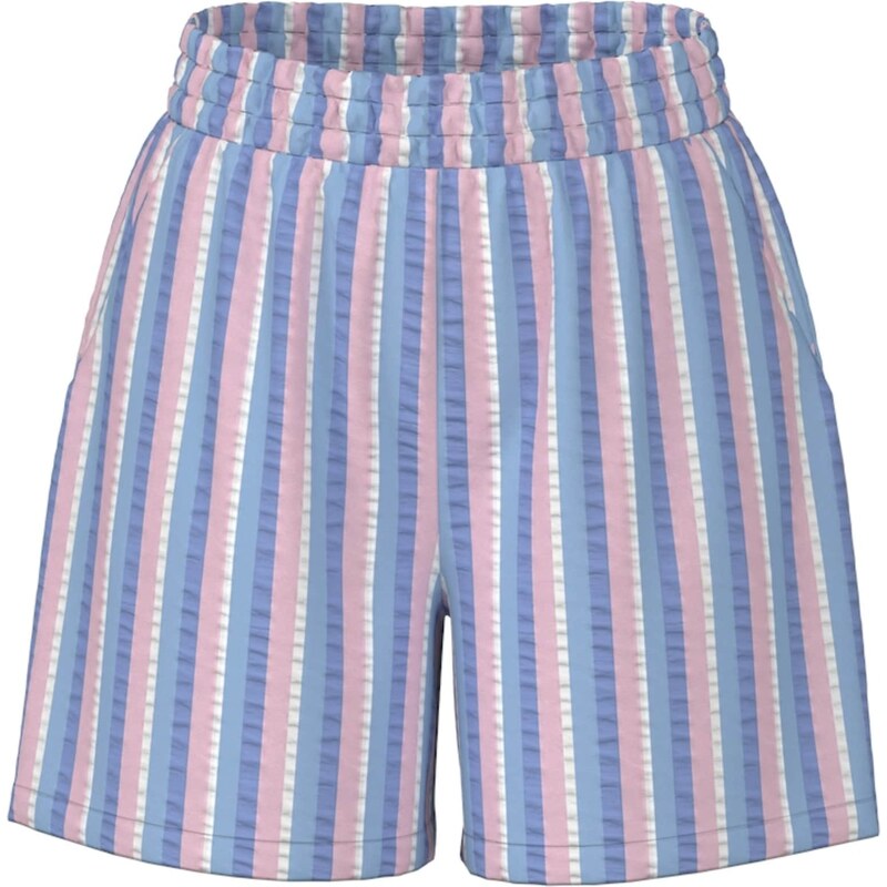 PIECES Nohavice PCAitlyn kráľovská modrá / modrosivá / eozín / biela 54349379