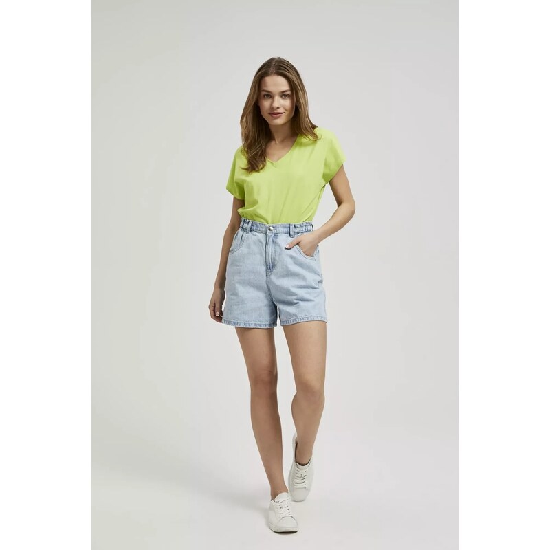 Marisse Womens Shorts L-Sh-4308 L.Blue 52714700