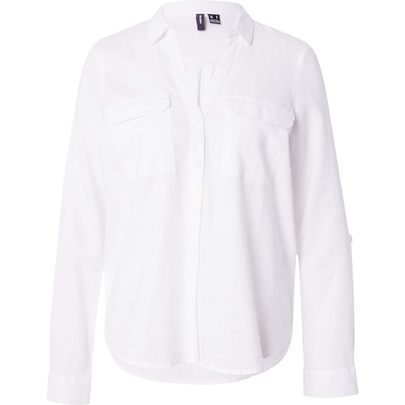 VERO MODA Blúzka LINN BUMPY biela 67801173