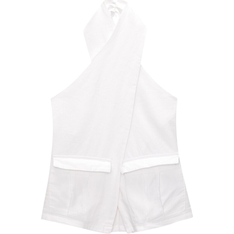 Pull&Bear Top biela 54365009