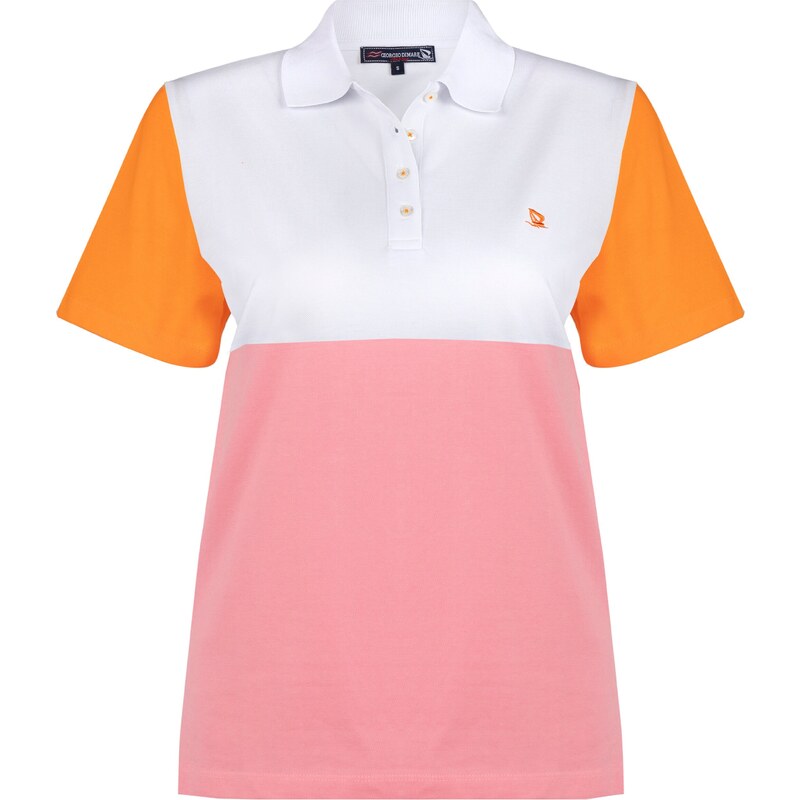 Giorgio di Mare Tričko oranžová / ružová / biela 54304110