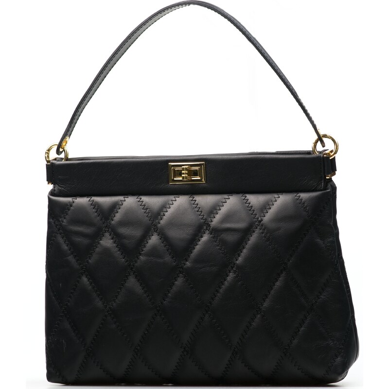 Blaire Kožená kabelka Federika čierna 64987688