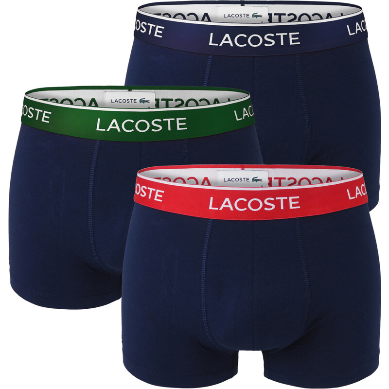 LACOSTE - boxerky Lacoste ultra comfortable stretch cotton blue s 37068251
