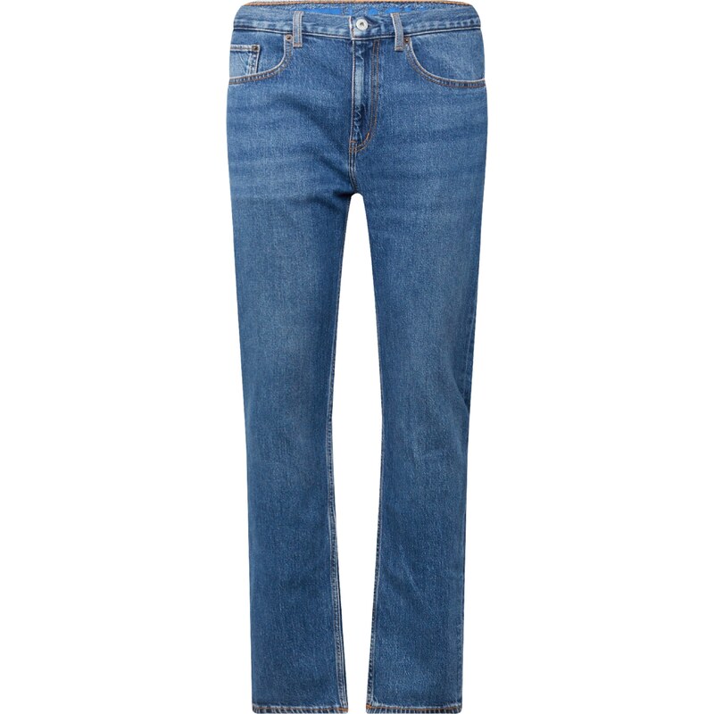 HUGO Džínsy Ash modrá / biela 54366263