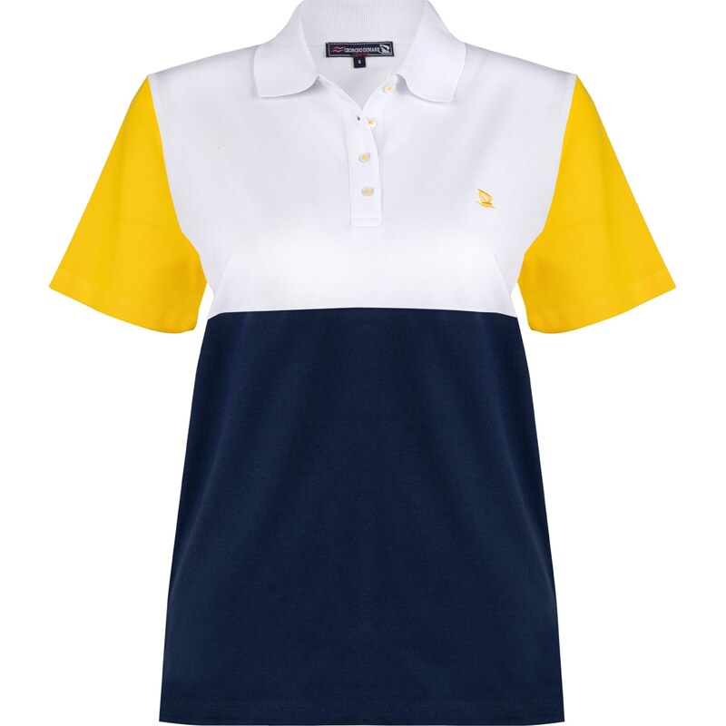 Giorgio di Mare Tričko modrá / žltá / biela 54304109