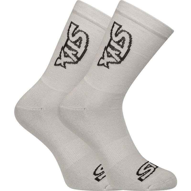 Ponožky Styx vysoké sivé s čiernym logom (HV1062) 18906514