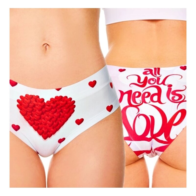 Dámske nohavičky Meméme LOVE ROMANTIC Hi-briefs 52910739