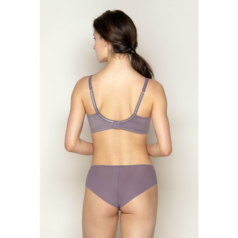E-shop Brazílka s čipkou Mauve Timo 101838