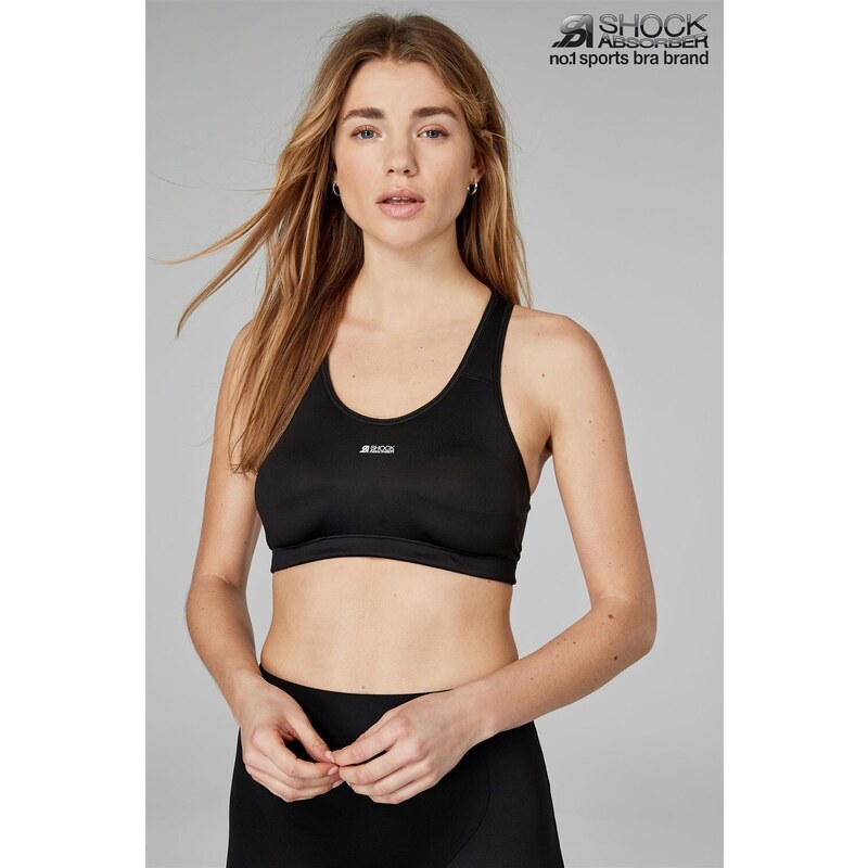 Športová podprsenka SHOCK ABSORBER ACTIVE CROP TOP Black 52912345